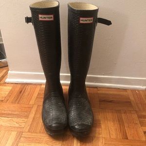 Black Hunter Rain Boots